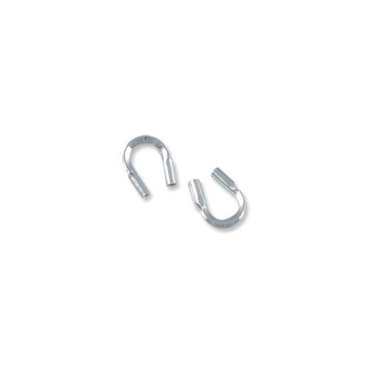 Wire Protector Guard .50mm Hole Sterling Silver (1-Pc)